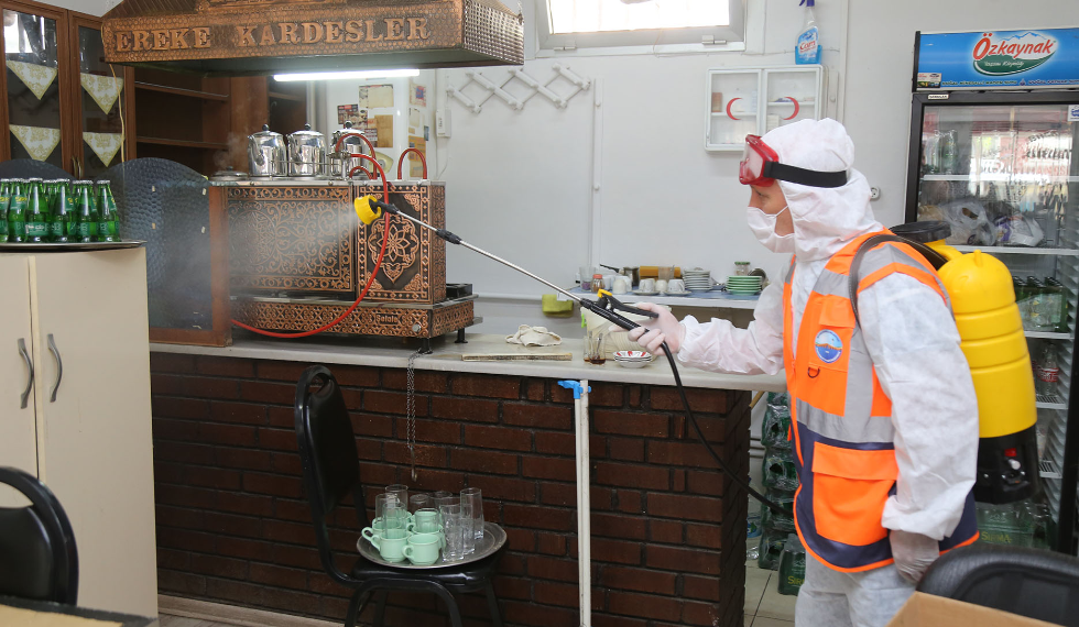 İşletmelerde dezenfekte ve hijyen çalışması başlatıldı!